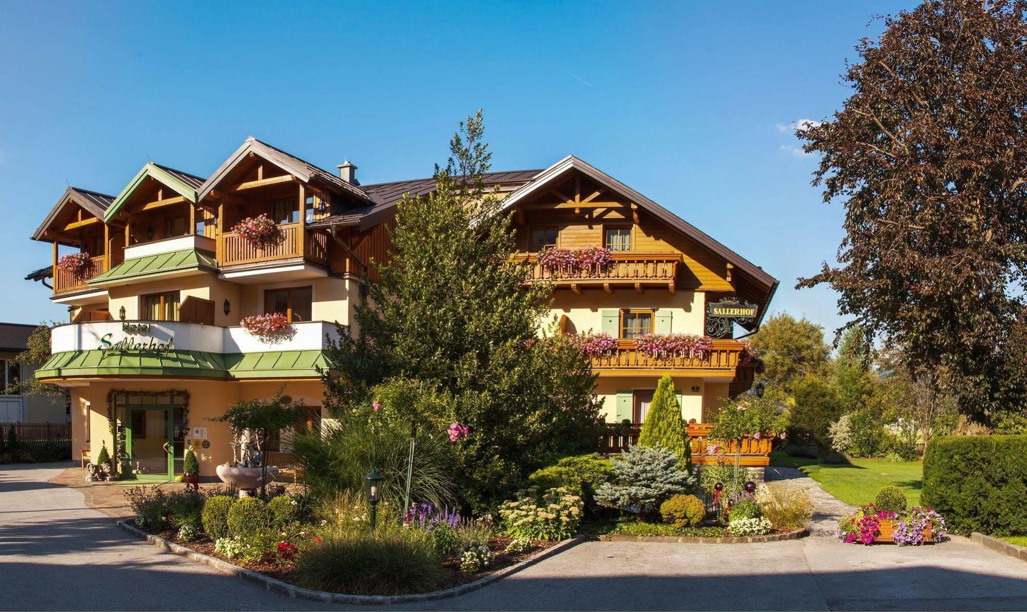 Garten - Hotel Sallerhof Grodig Luaran gambar