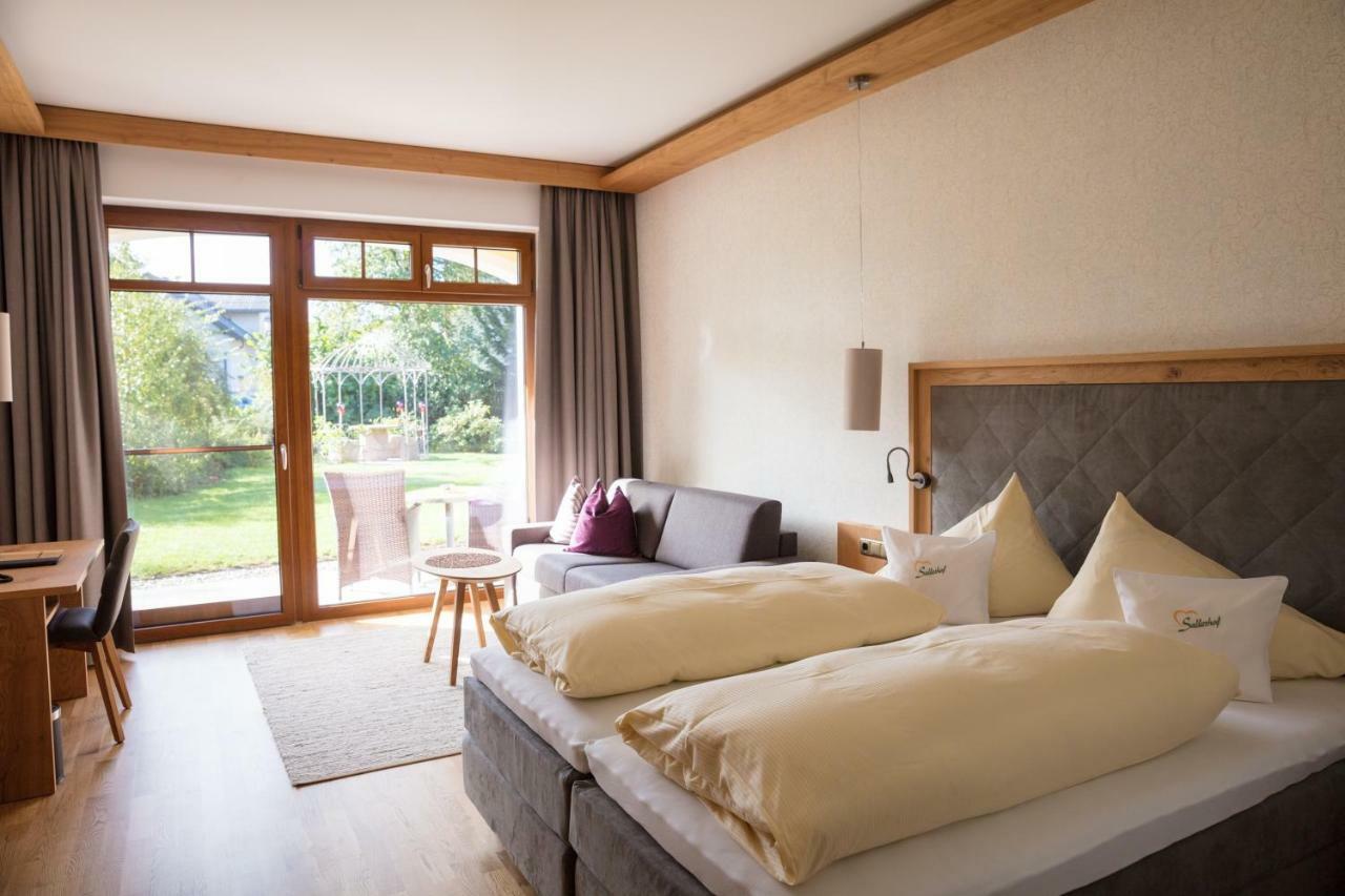 Garten - Hotel Sallerhof Grodig Luaran gambar